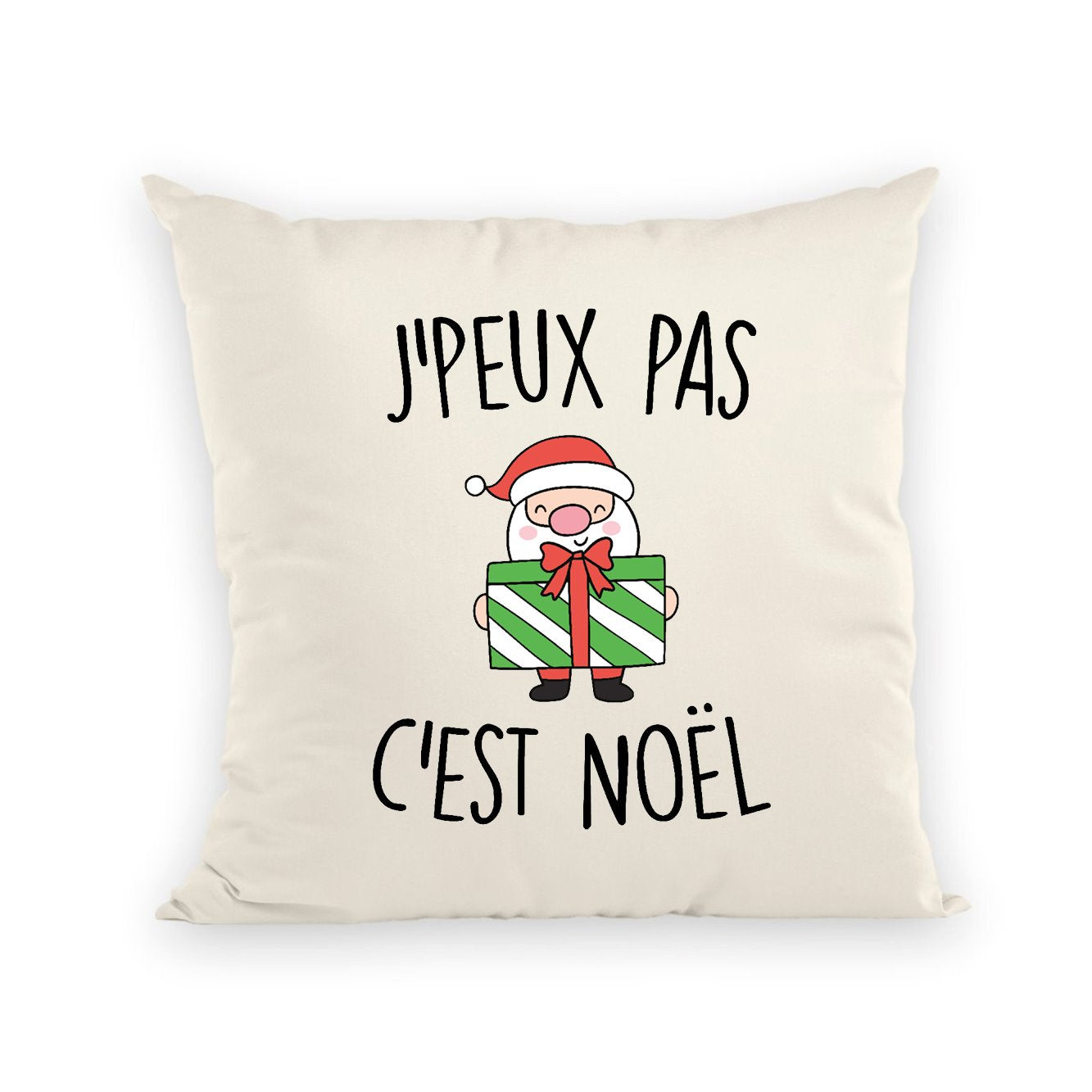 Coussin J'peux pas c'est Noël