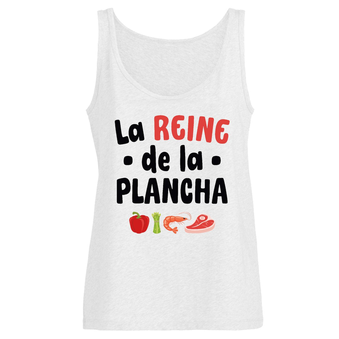 Débardeur Femme La reine de la plancha