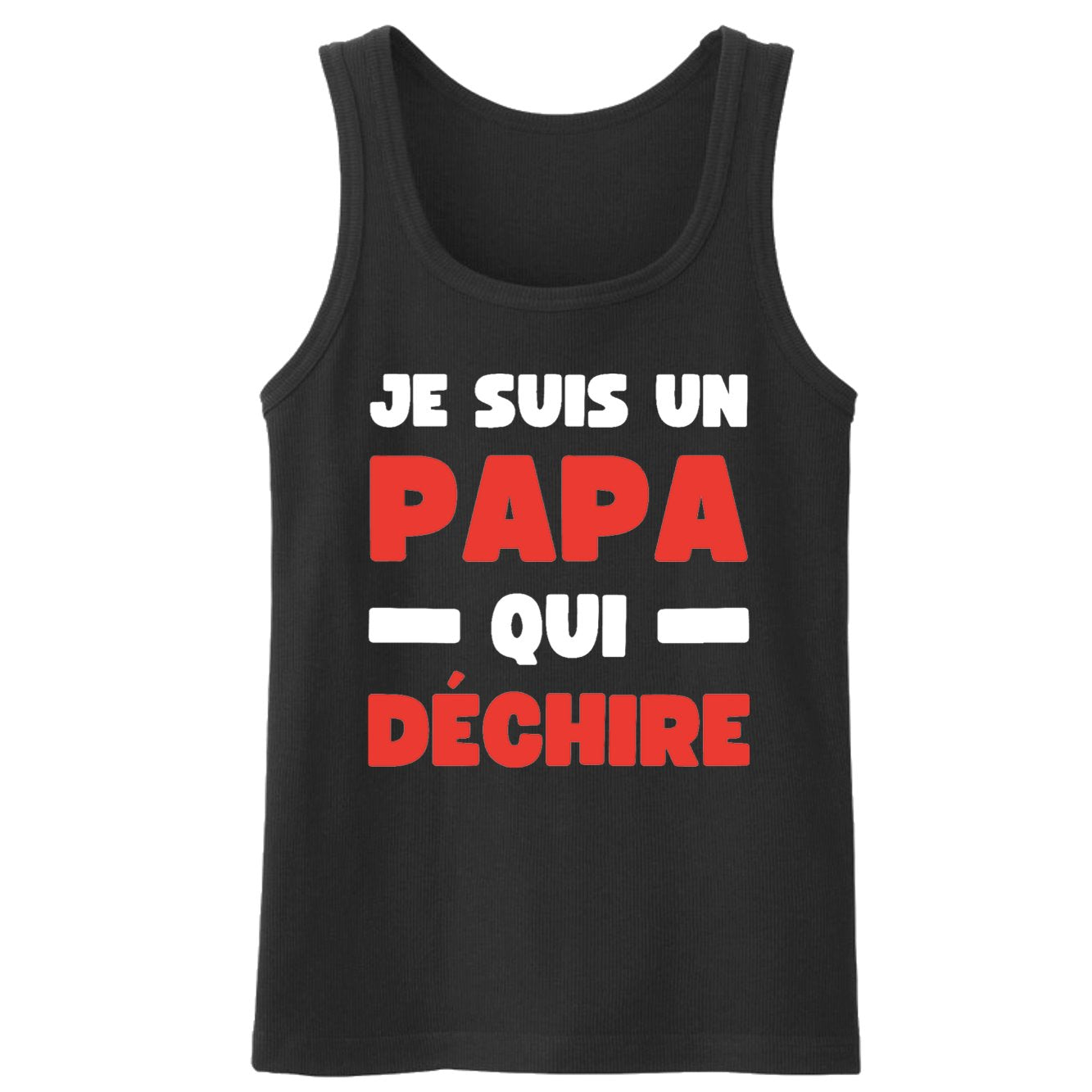 Débardeur Homme Papa qui déchire