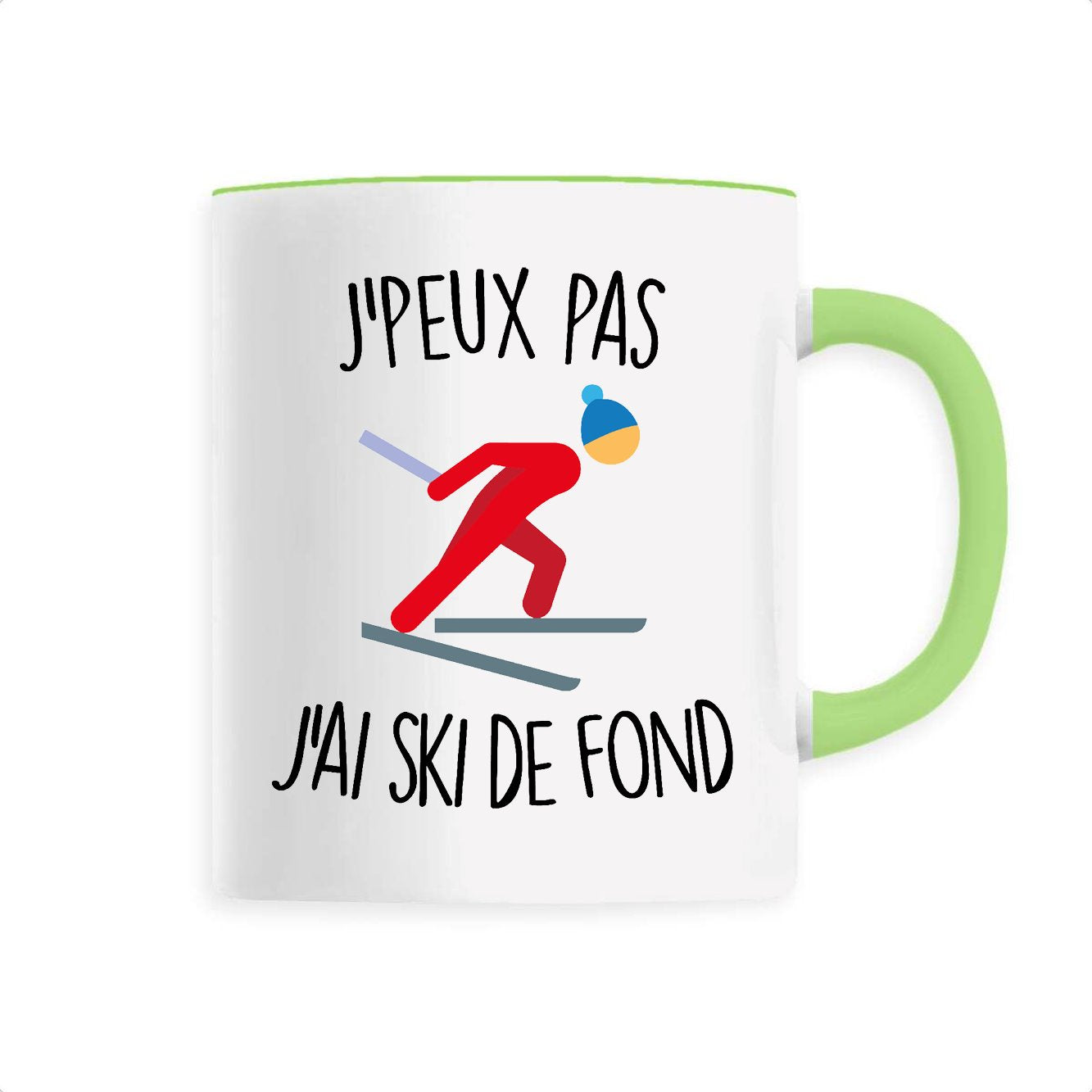 Mug J'peux pas j'ai ski de fond