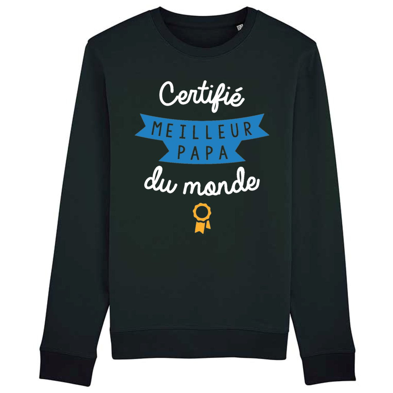 Sweat Adulte Certifié meilleur papa du monde