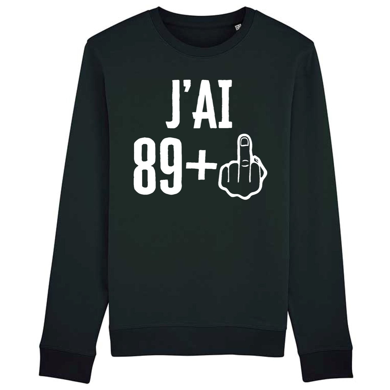 Sweat Adulte J'ai 90 ans 89 + 1