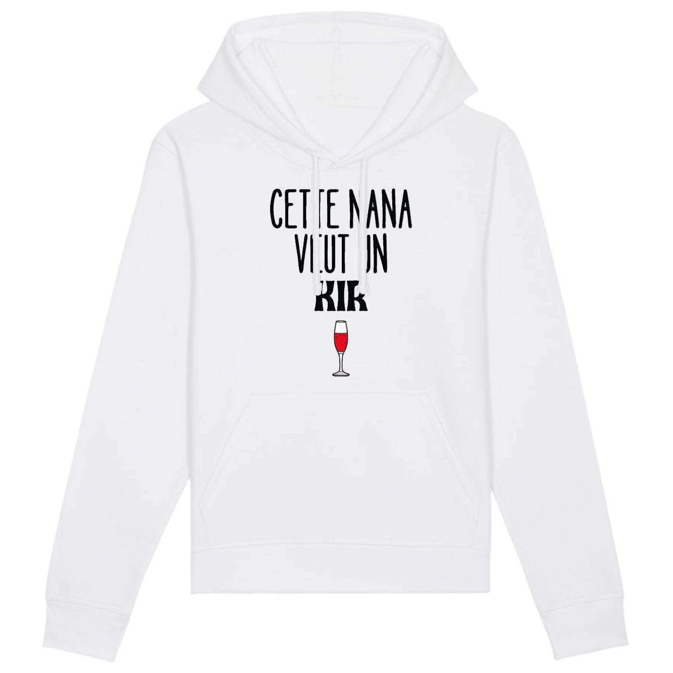 Sweat Capuche Adulte Cette nana veut un kir