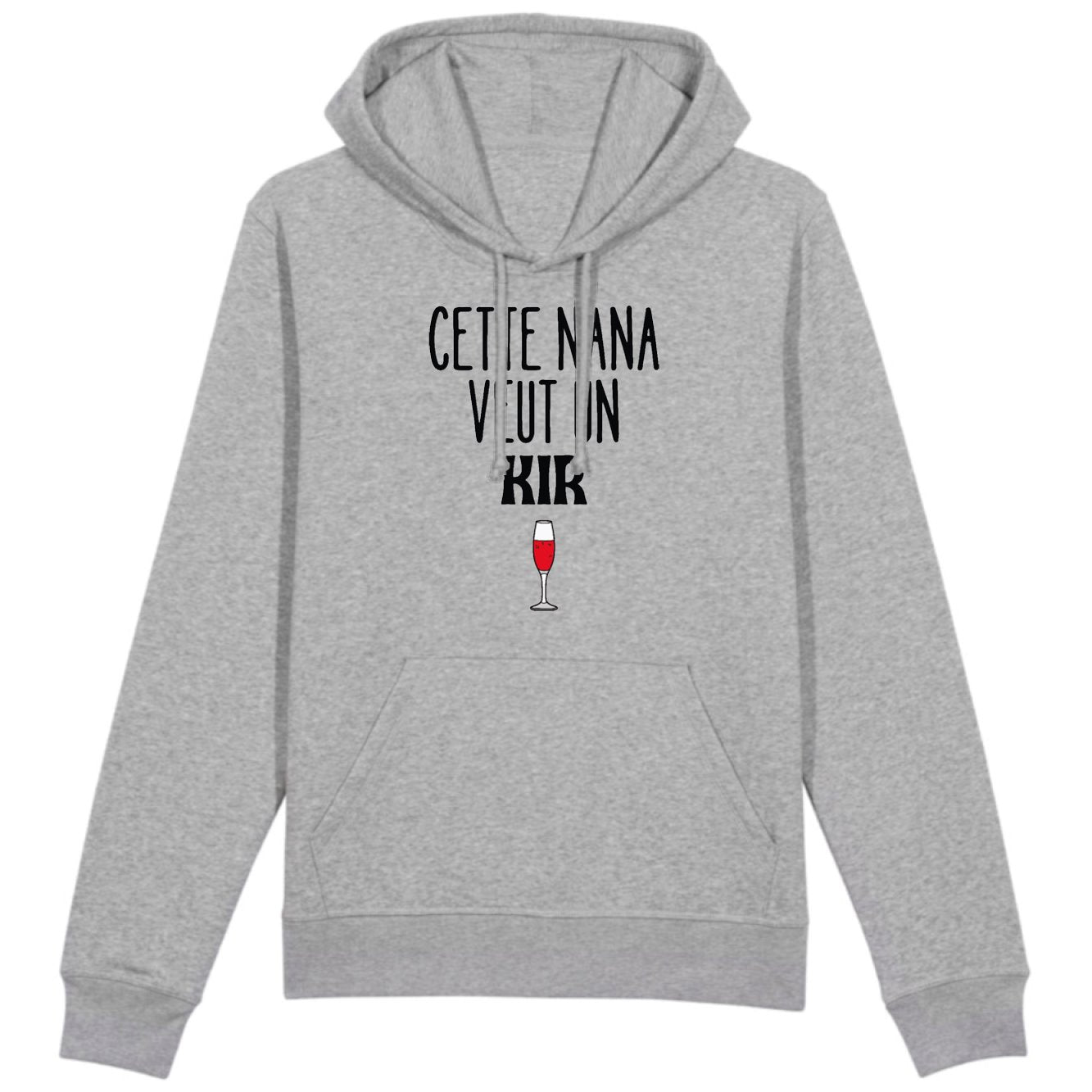 Sweat Capuche Adulte Cette nana veut un kir