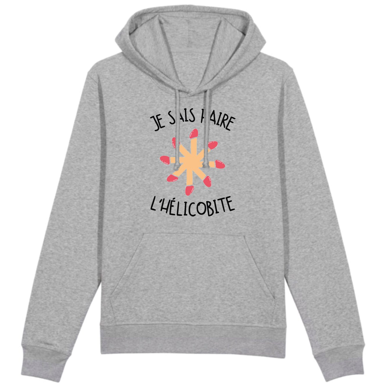 Sweat Capuche Adulte Je sais faire l'hélicobite