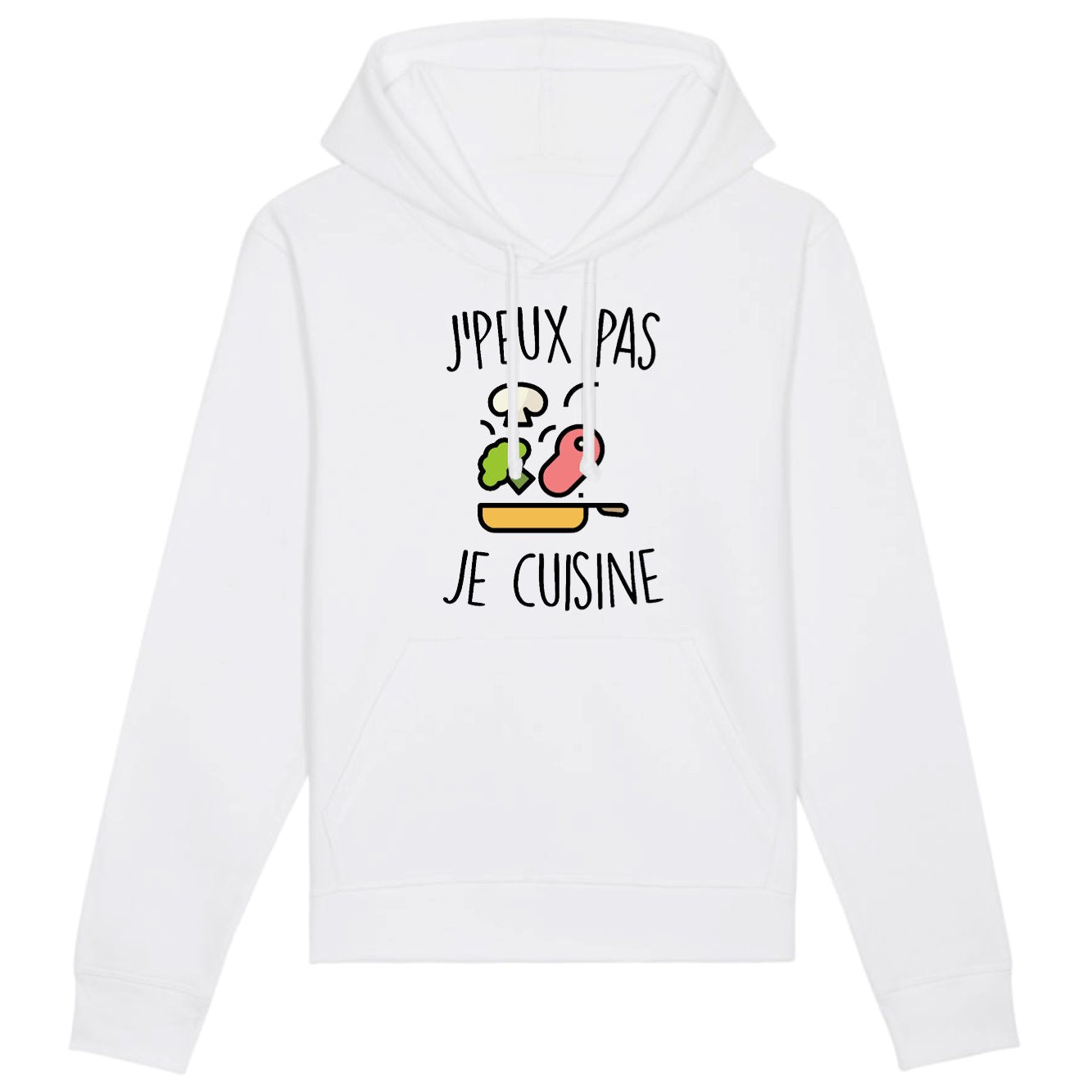Sweat Capuche Adulte J'peux pas je cuisine