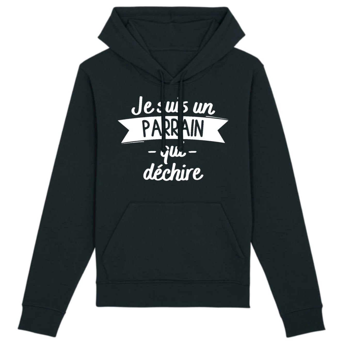 Sweat Capuche Adulte Parrain qui déchire