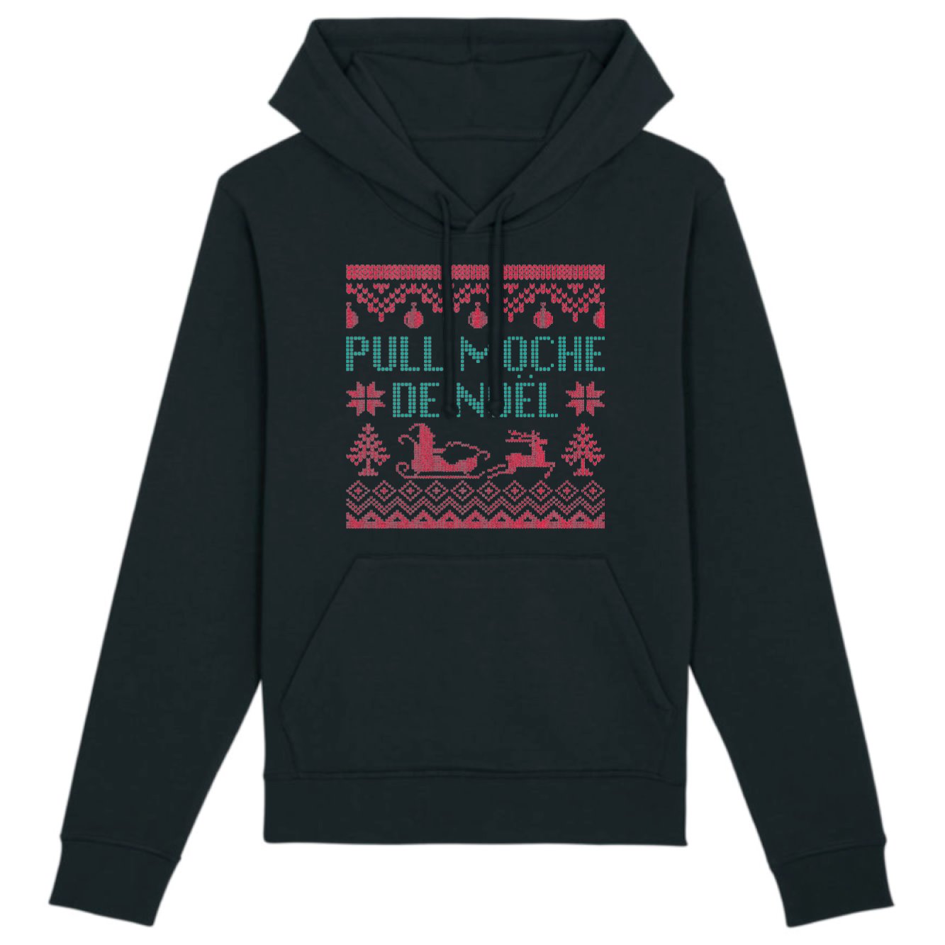Sweat Capuche Adulte Pull moche de Noël