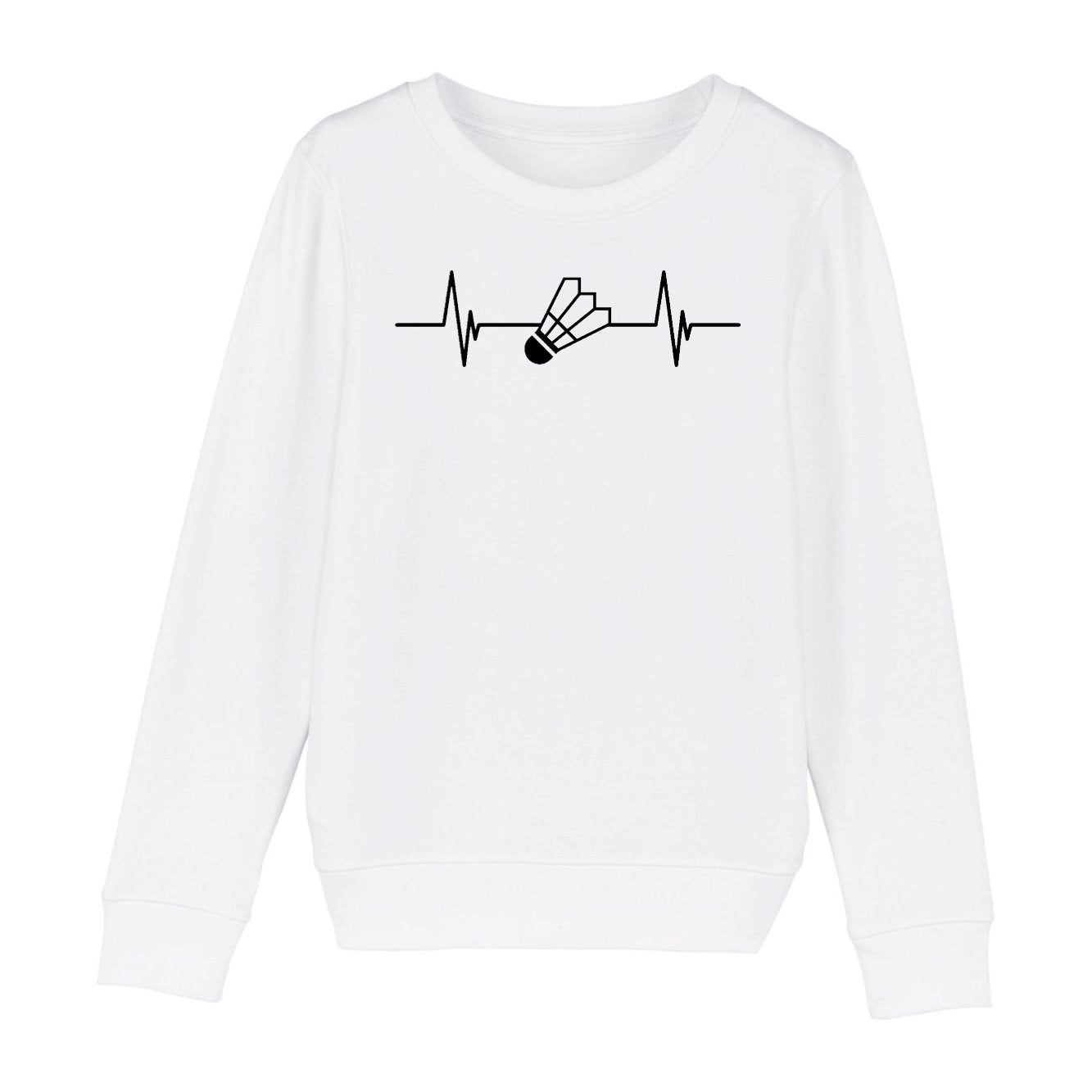 Sweat Enfant Rythme cardiaque badminton