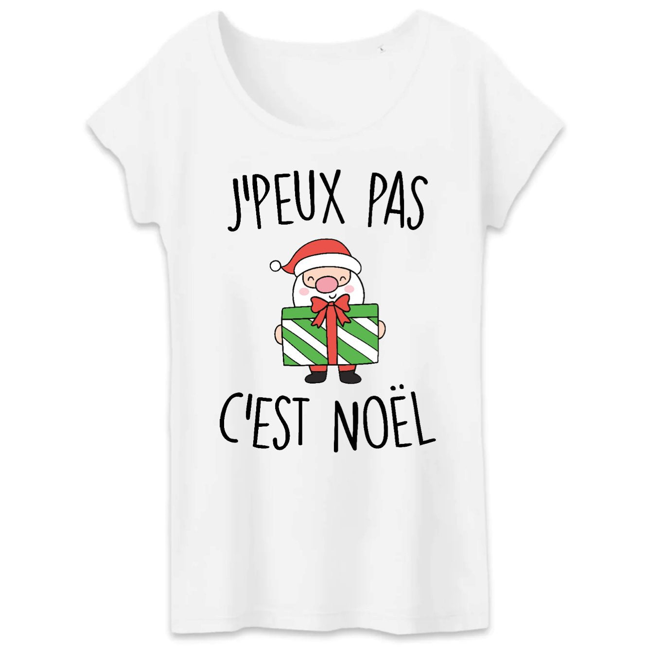 T-Shirt Femme J'peux pas c'est Noël