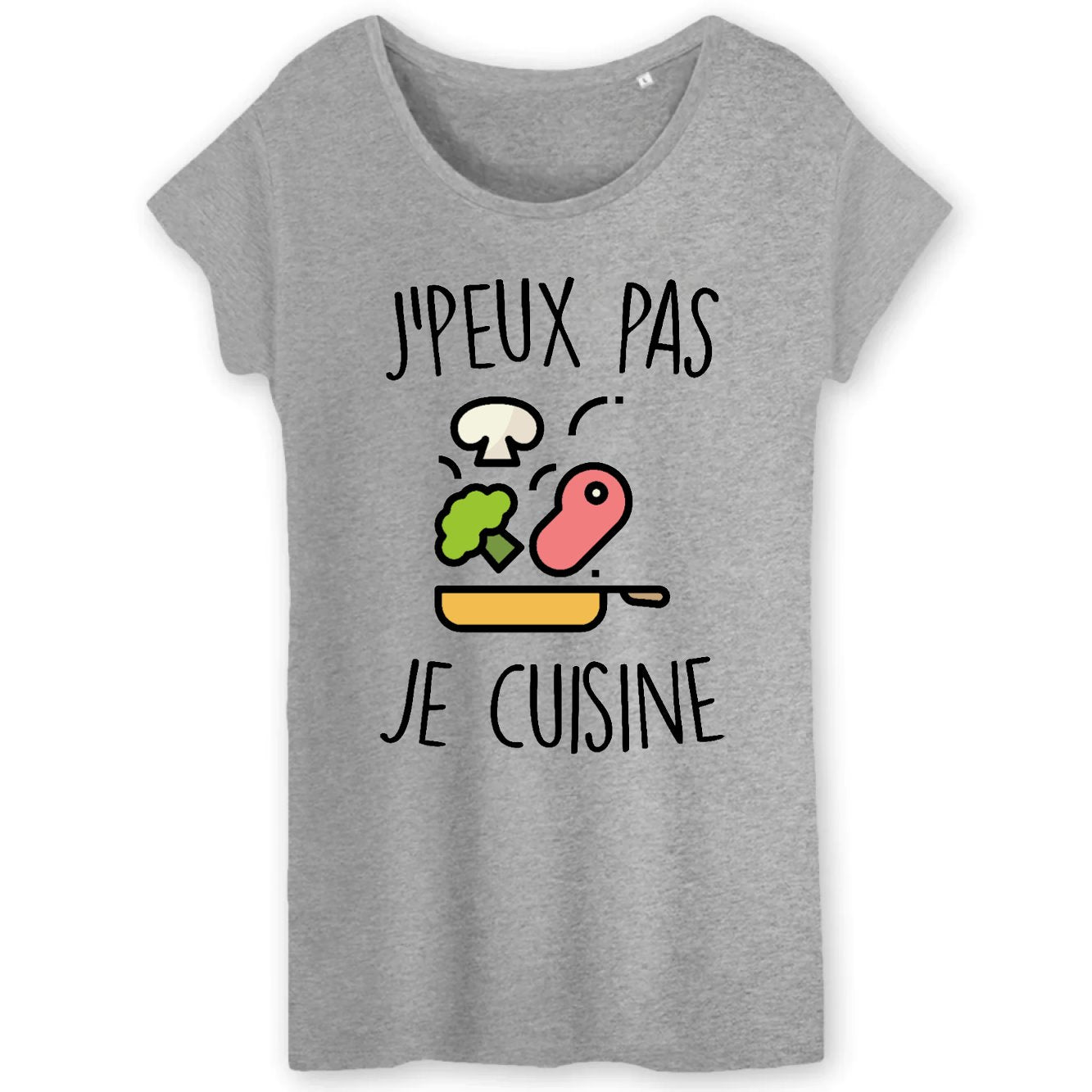 T-Shirt Femme J'peux pas je cuisine