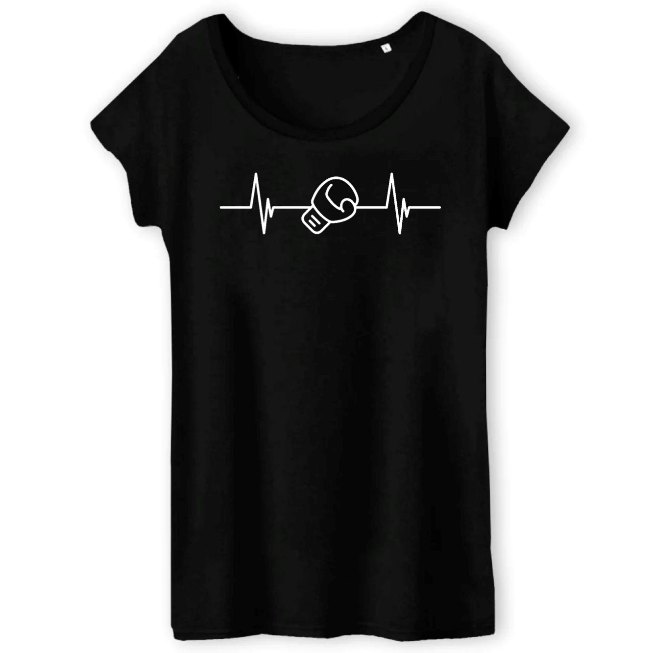 T-Shirt Femme Rythme cardiaque boxe