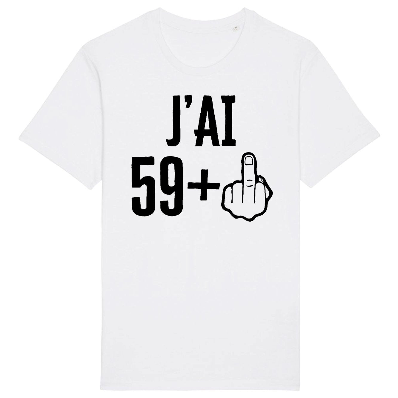 T-Shirt Homme J'ai 60 ans 59 + 1