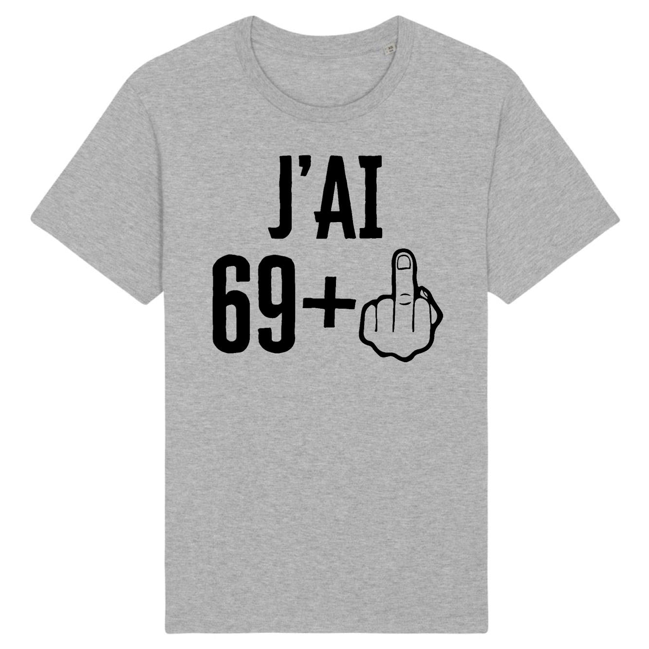 T-Shirt Homme J'ai 70 ans 69 + 1