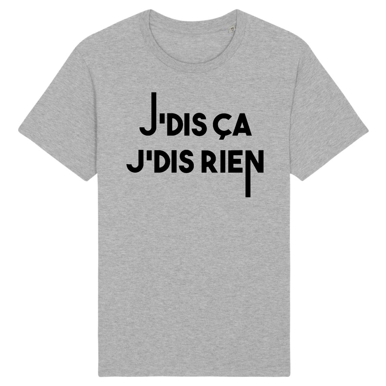 T-Shirt Homme Je dis ça je dis rien