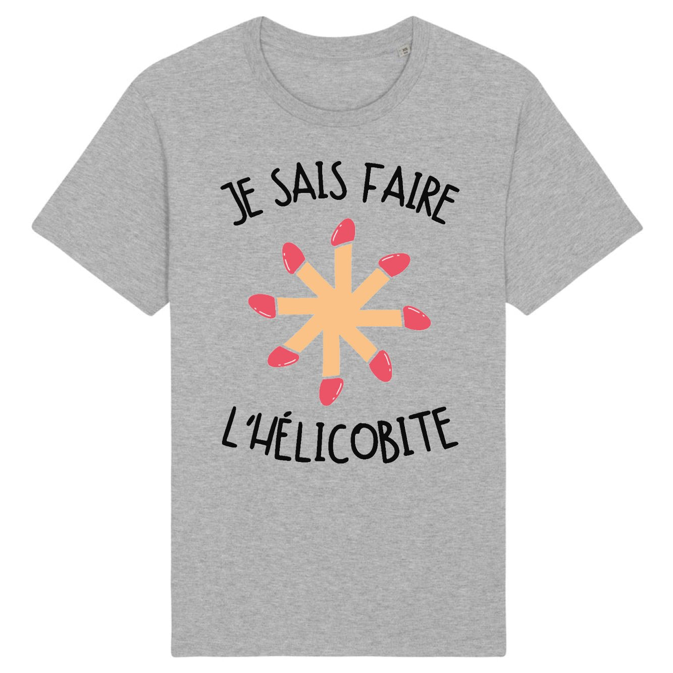 T-Shirt Homme Je sais faire l'hélicobite
