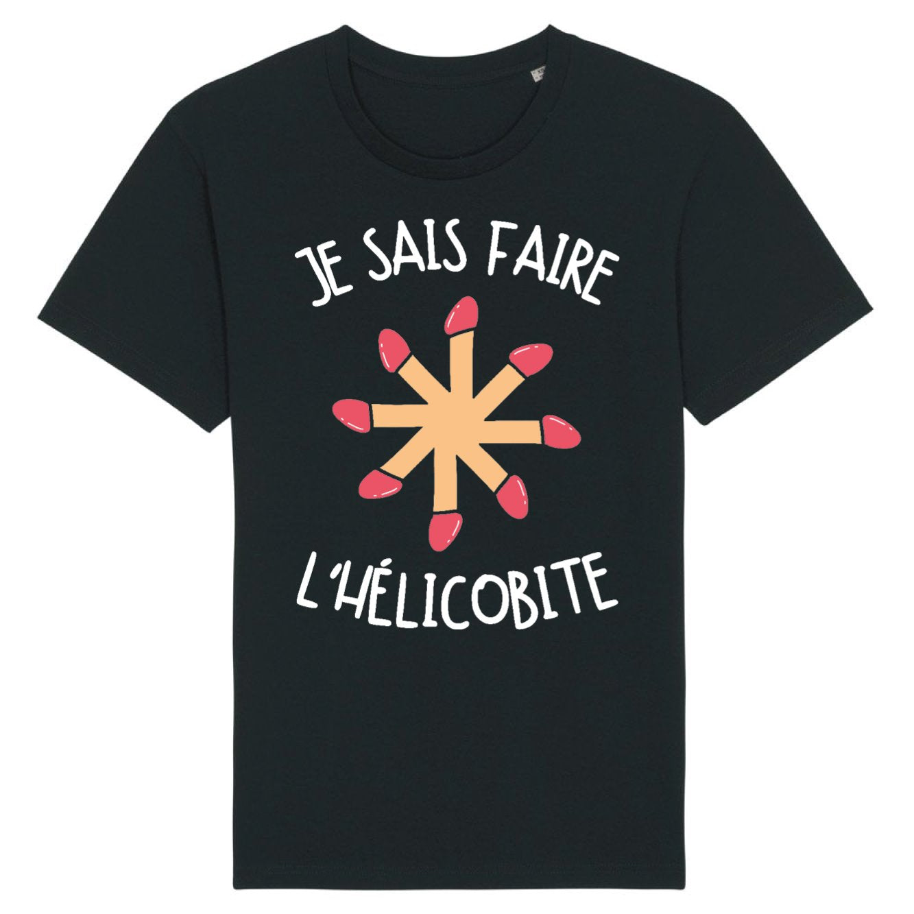 T-Shirt Homme Je sais faire l'hélicobite
