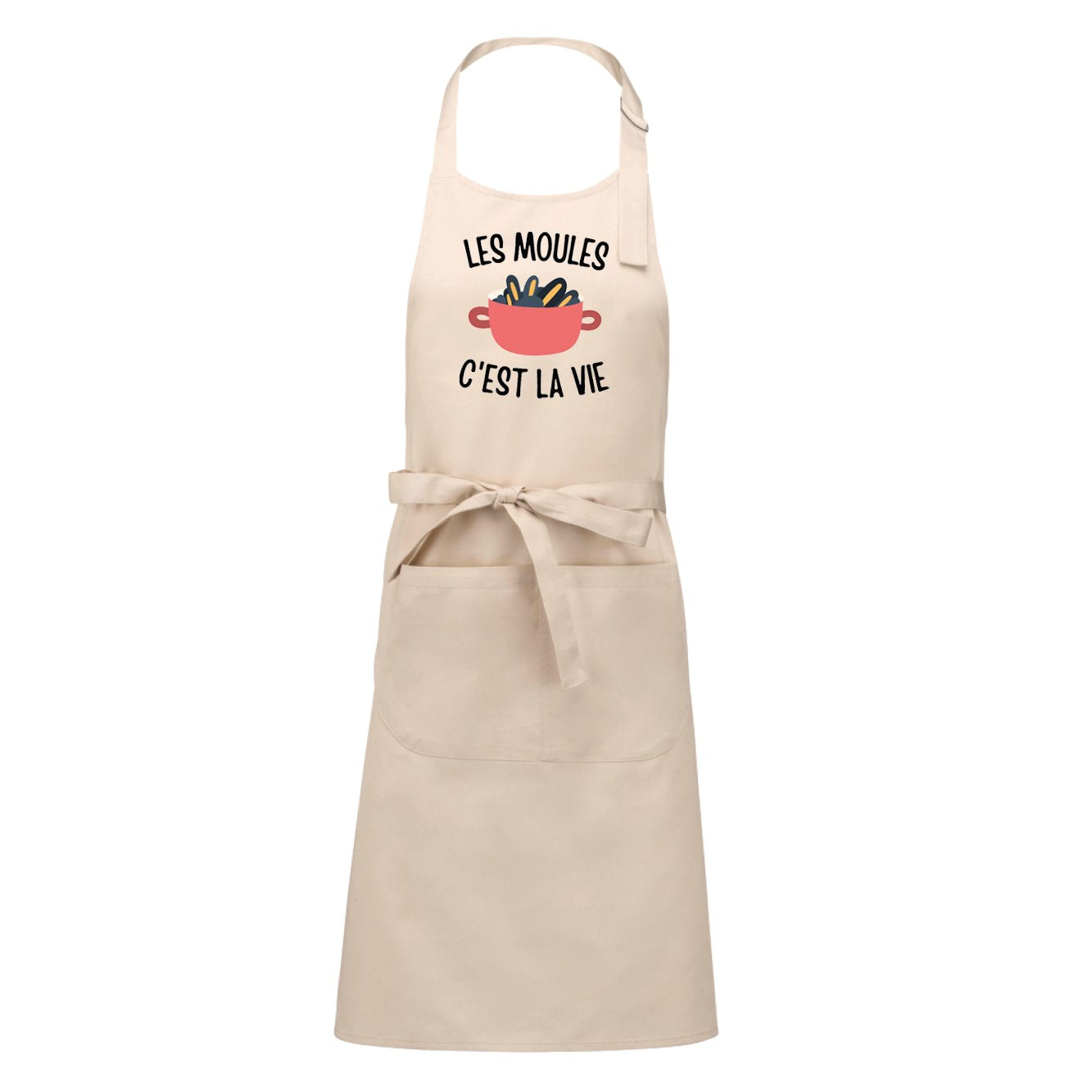 Tablier Les moules c'est la vie