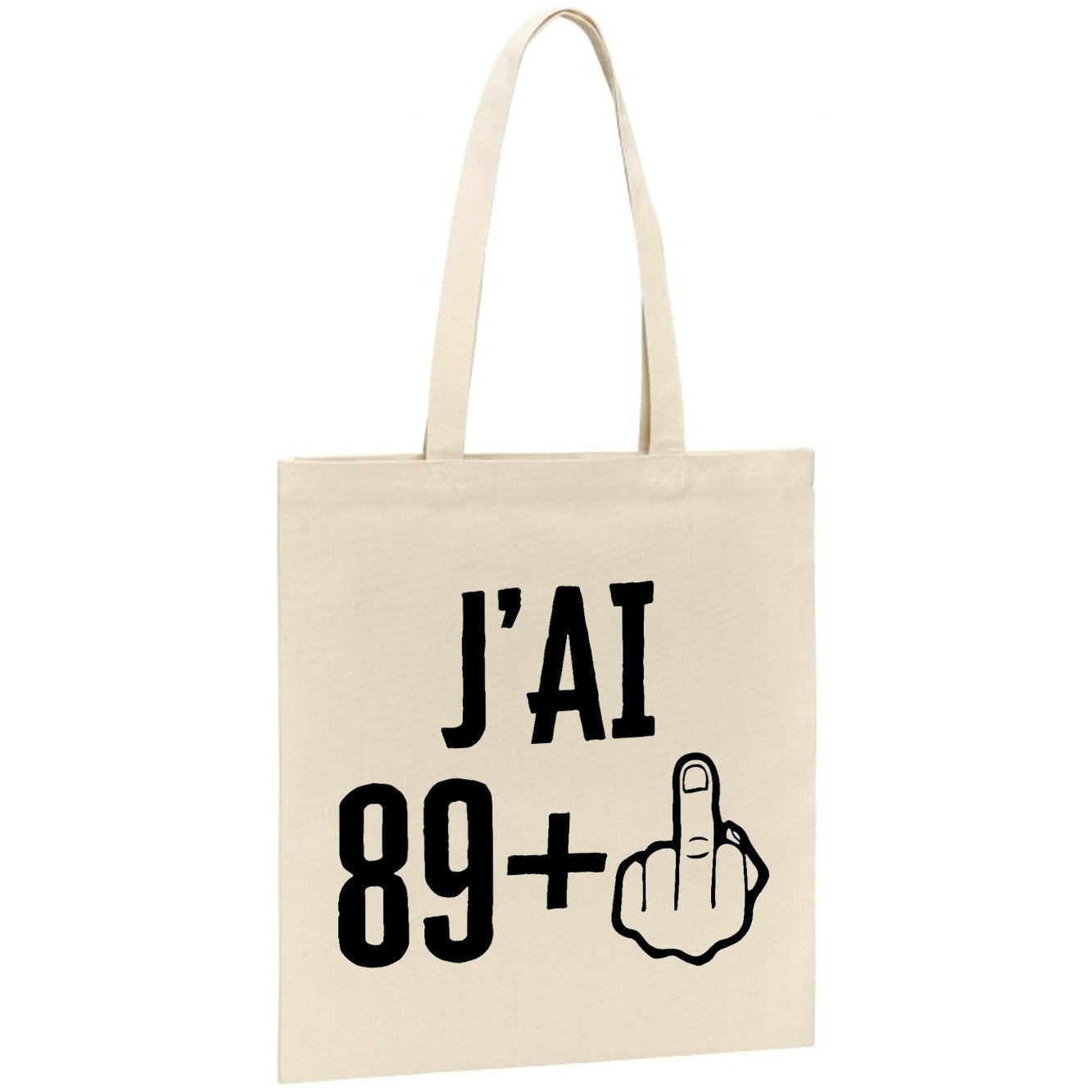 Tote bag J'ai 90 ans 89 + 1
