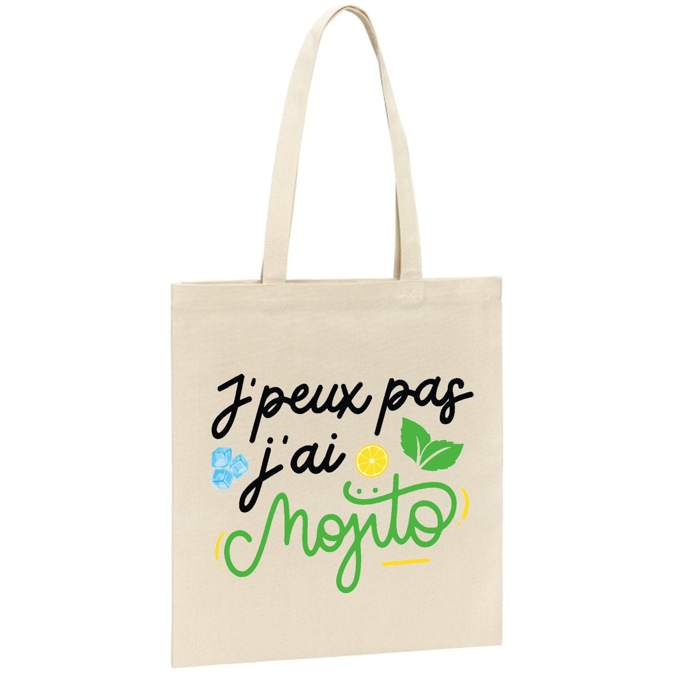 Tote bag J'peux pas j'ai mojito