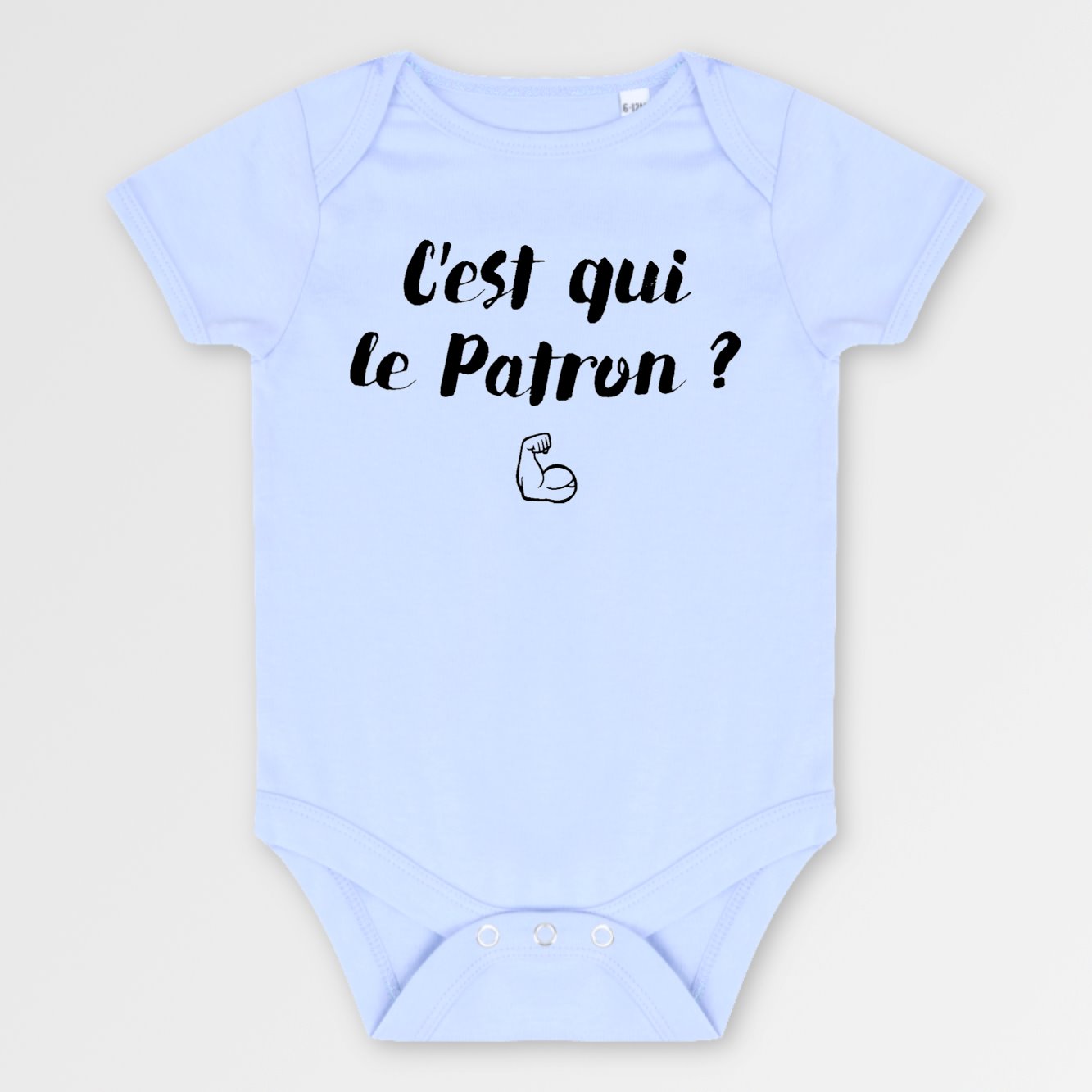 Body Bébé C'est qui le patron Bleu