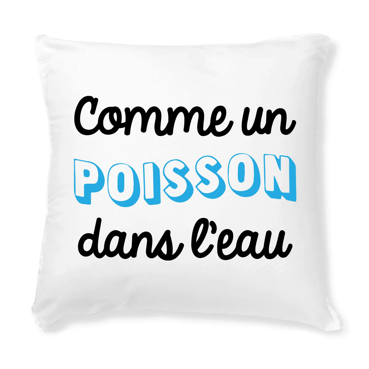 Coussin Comme un poisson dans l'eau