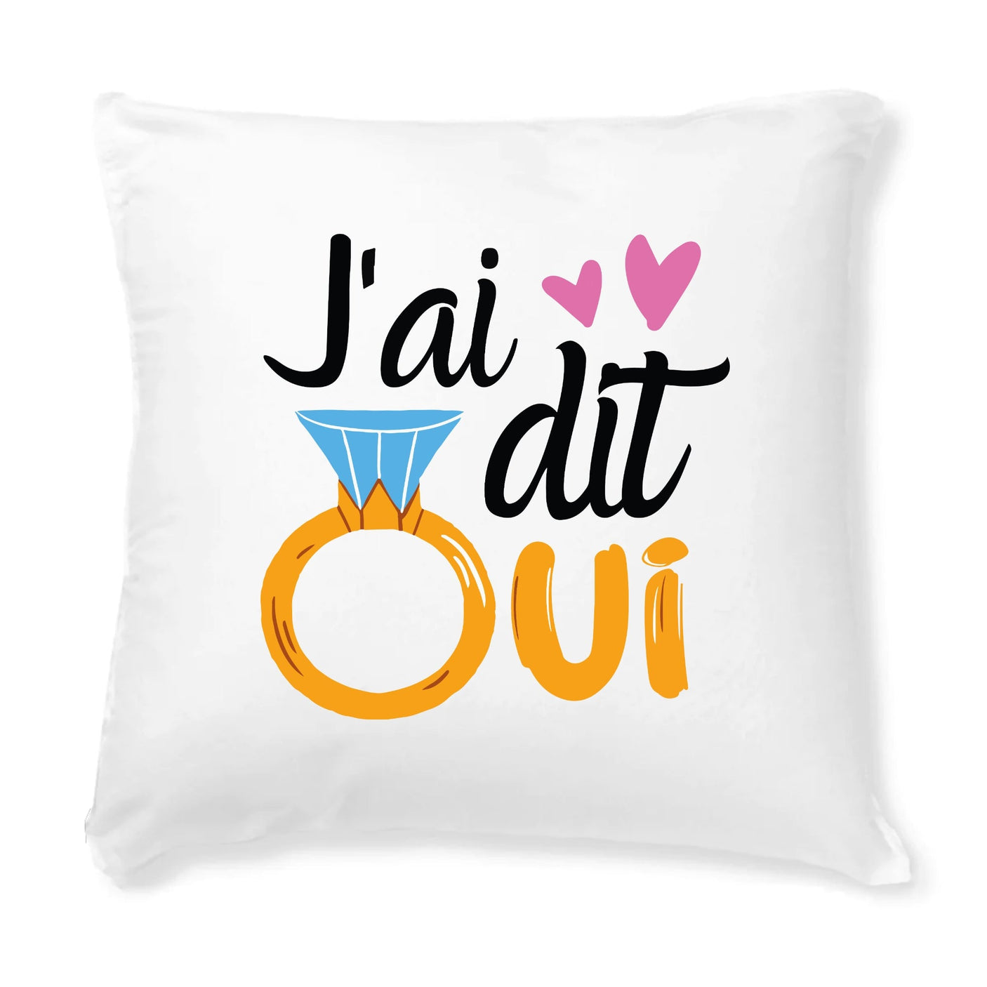 Coussin J'ai dit oui