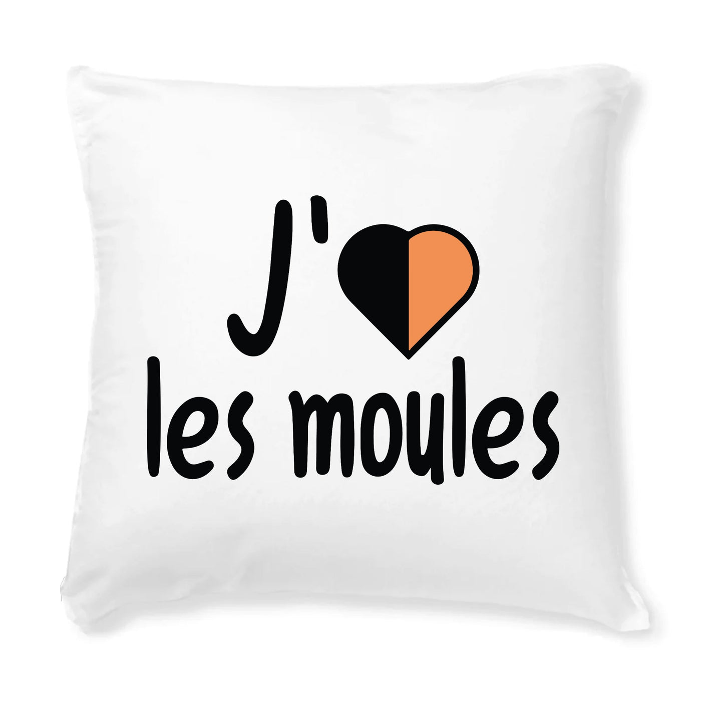 Coussin J'aime les moules