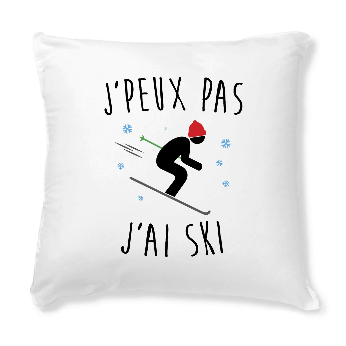 Coussin J'peux pas j'ai ski