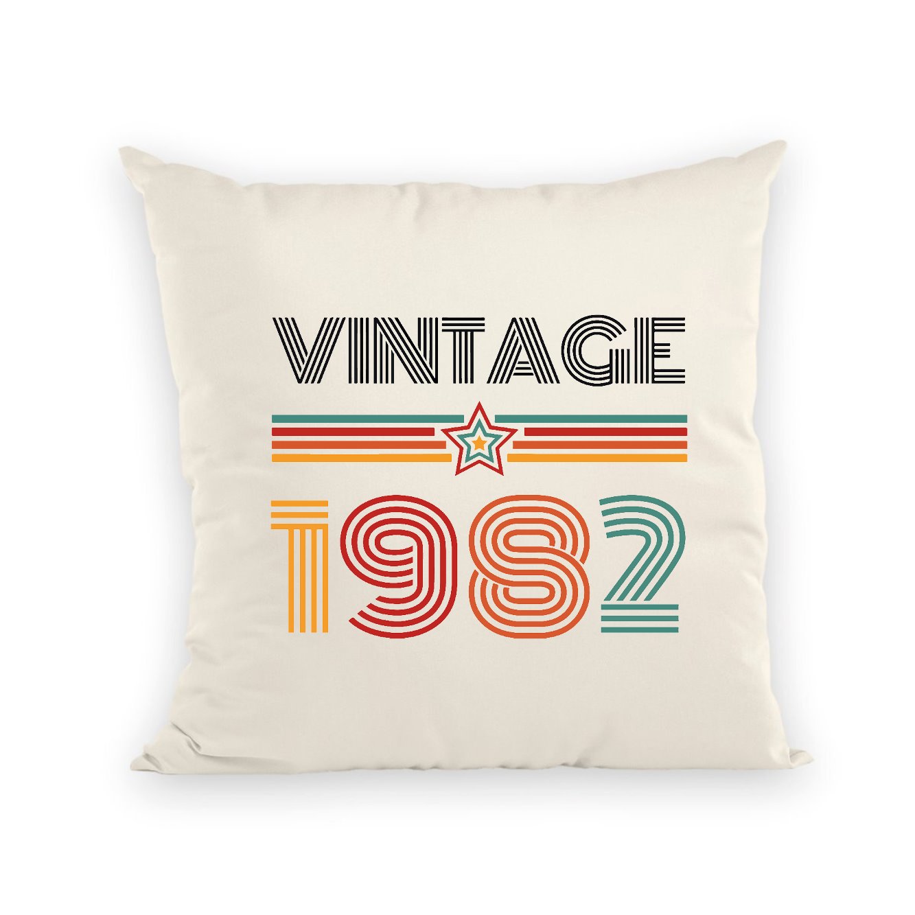 Coussin Vintage année 1982