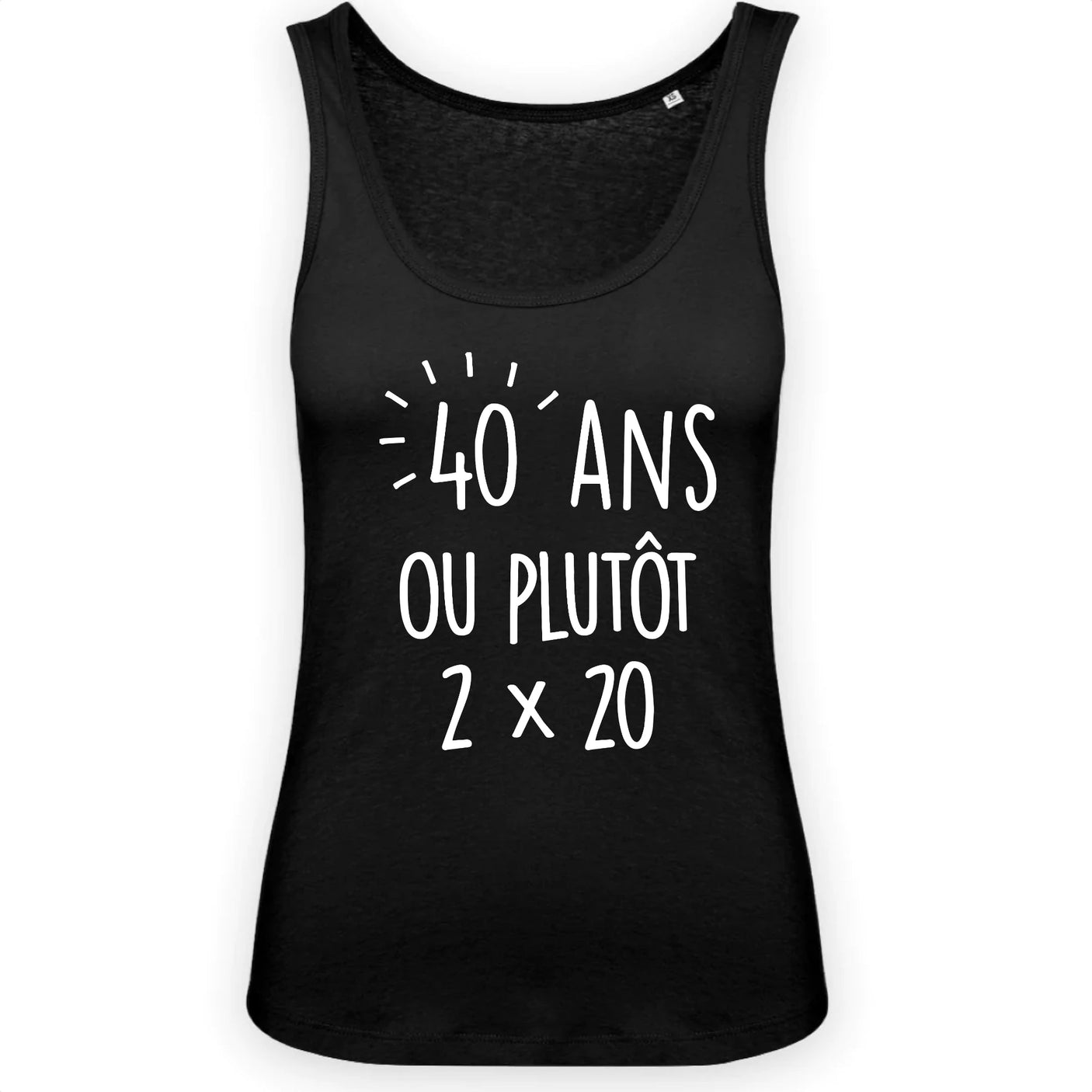 Débardeur Femme Anniversaire 40 ans