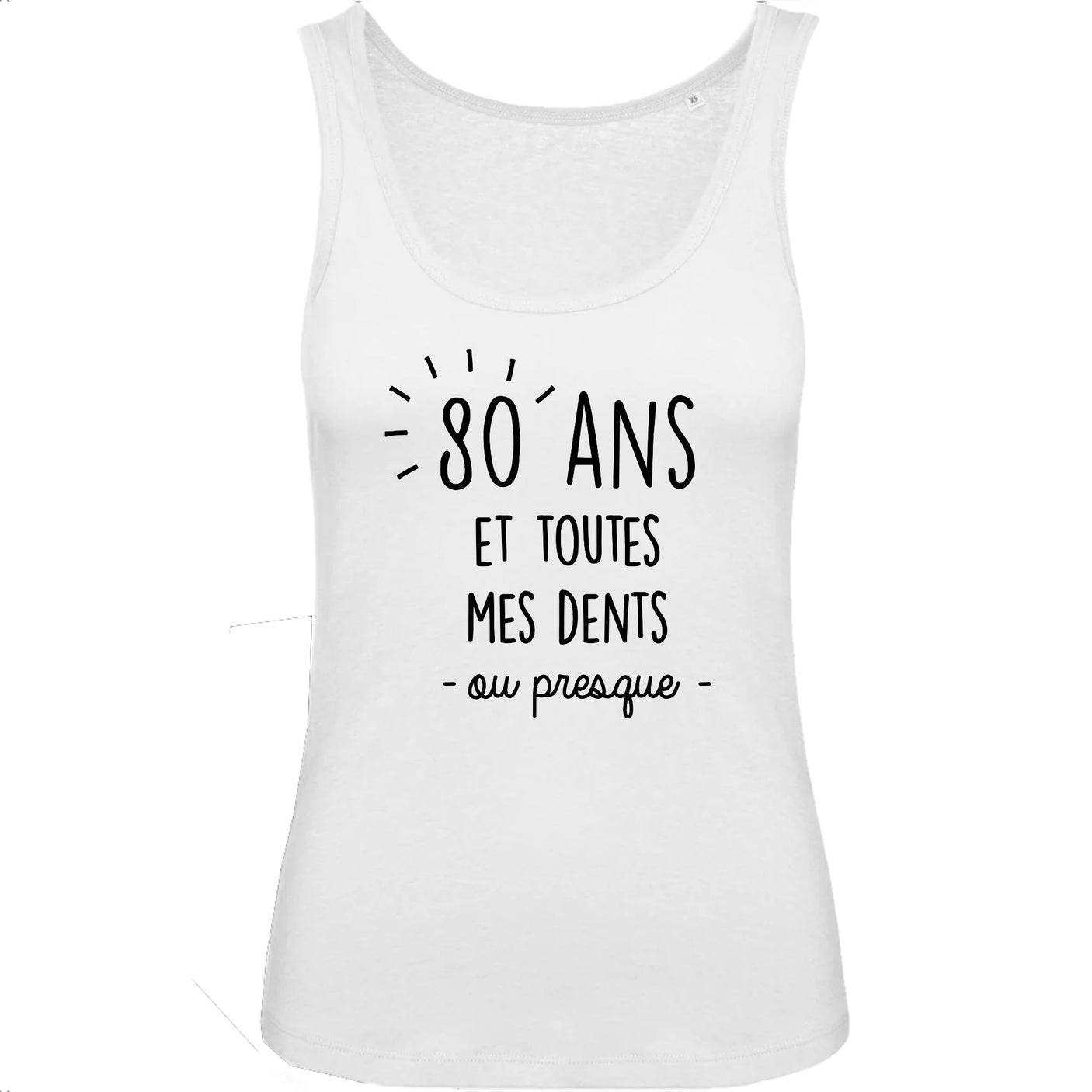 Débardeur Femme Anniversaire 80 ans