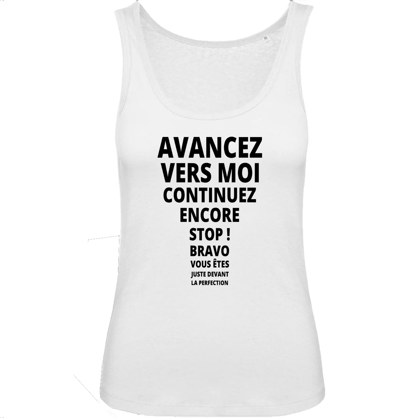 Débardeur Femme Avancez vers la perfection
