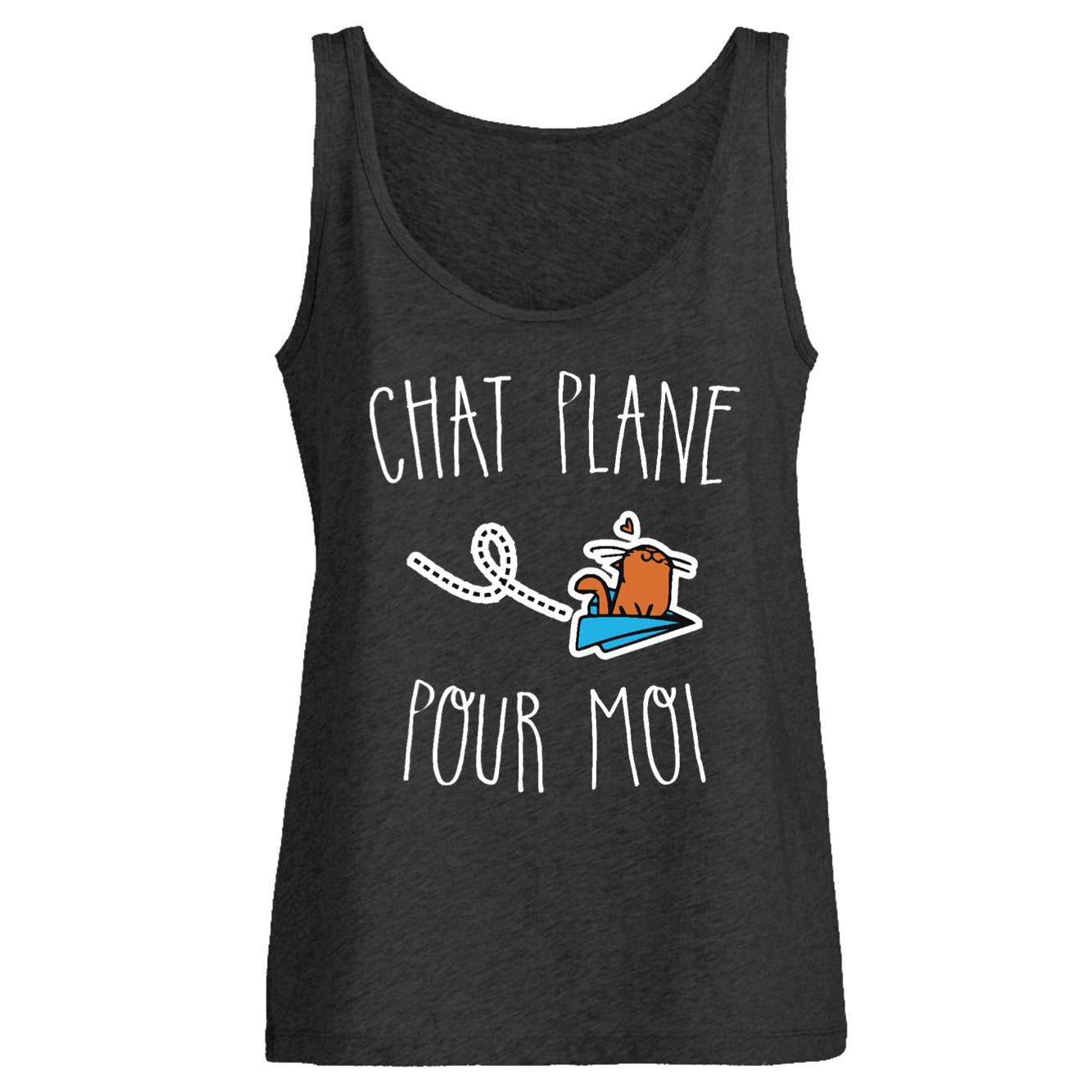 Débardeur Femme Chat plane pour moi