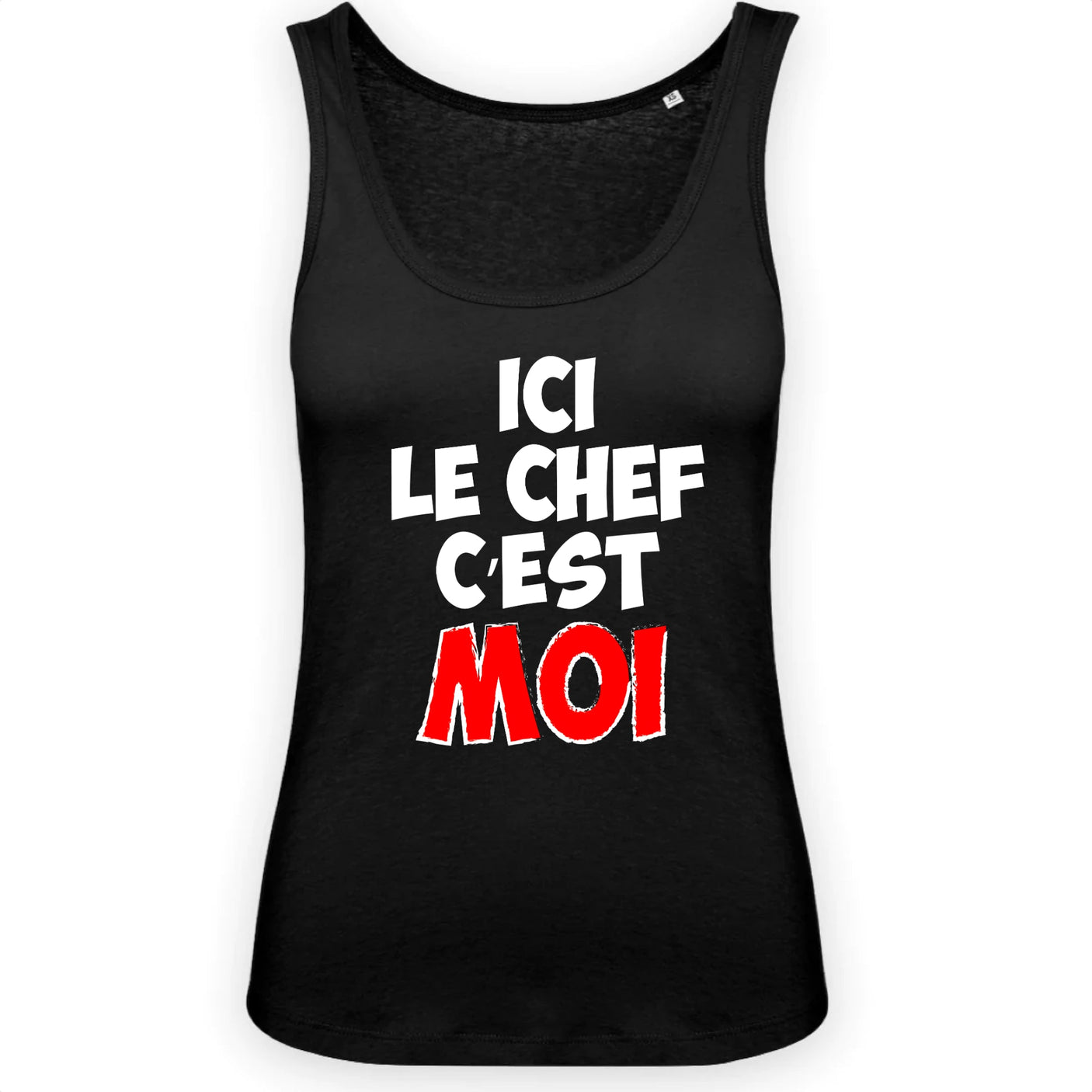 Débardeur Femme Ici le chef c'est moi