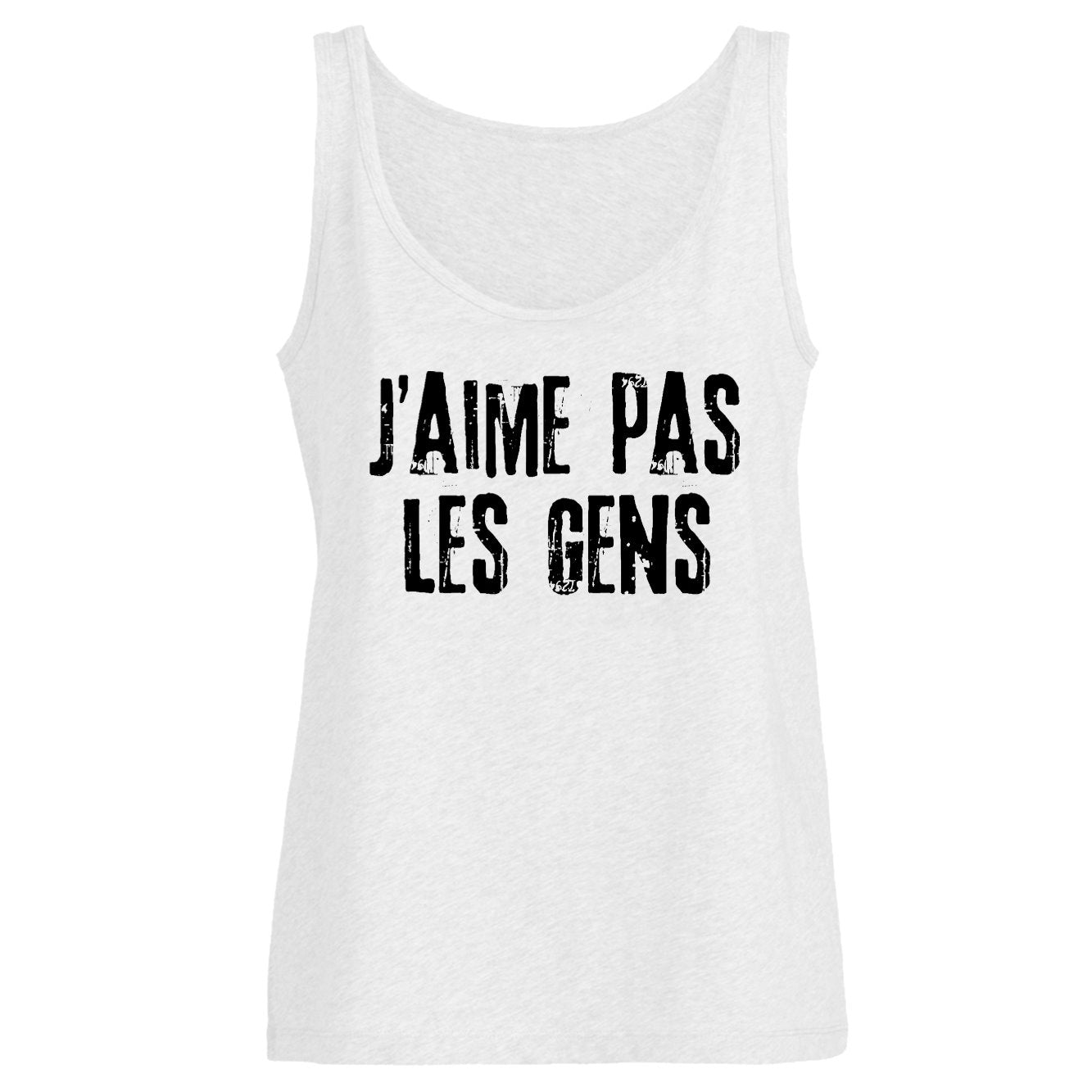 Débardeur Femme J'aime pas les gens