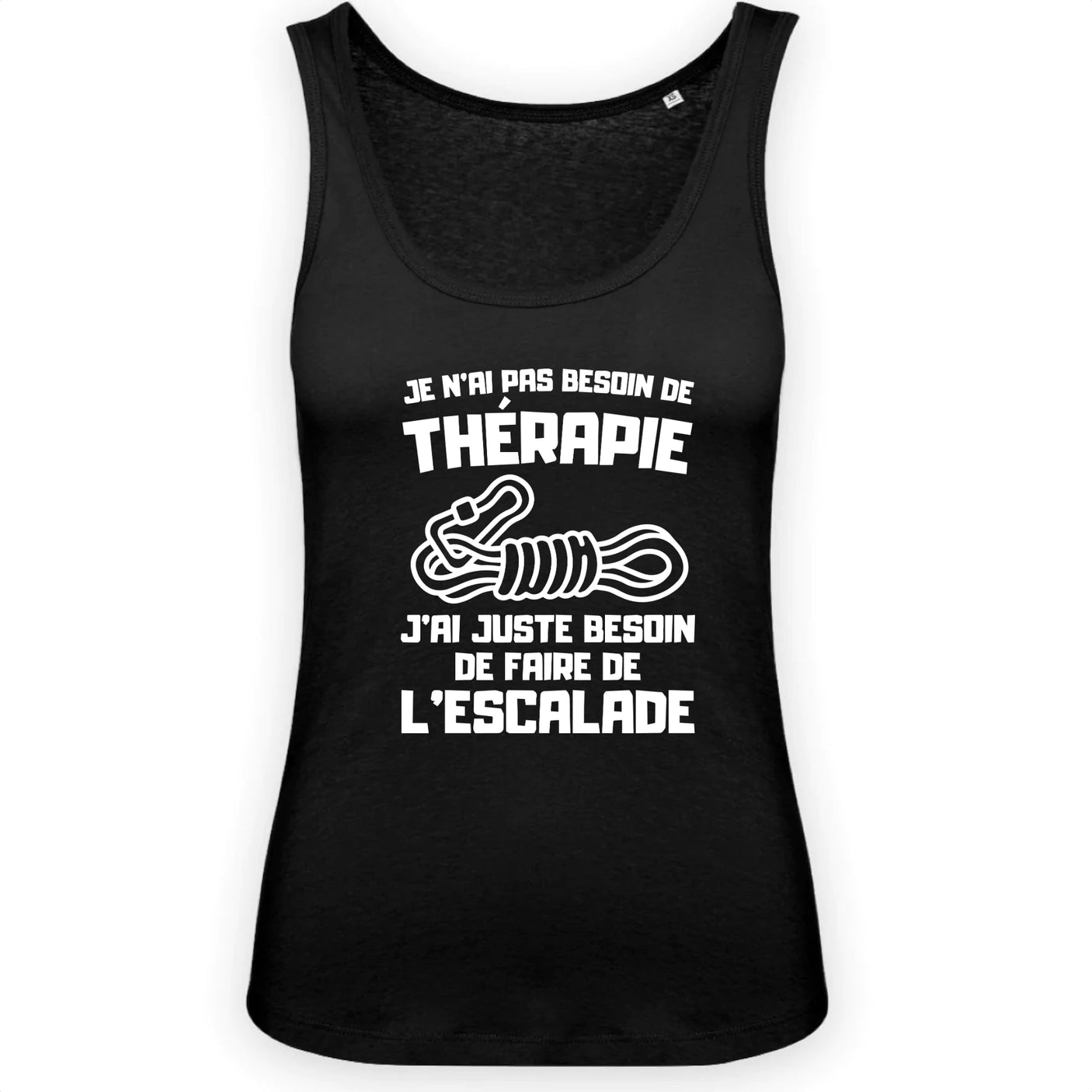 Débardeur Femme Je n'ai pas besoin de thérapie juste d'escalade