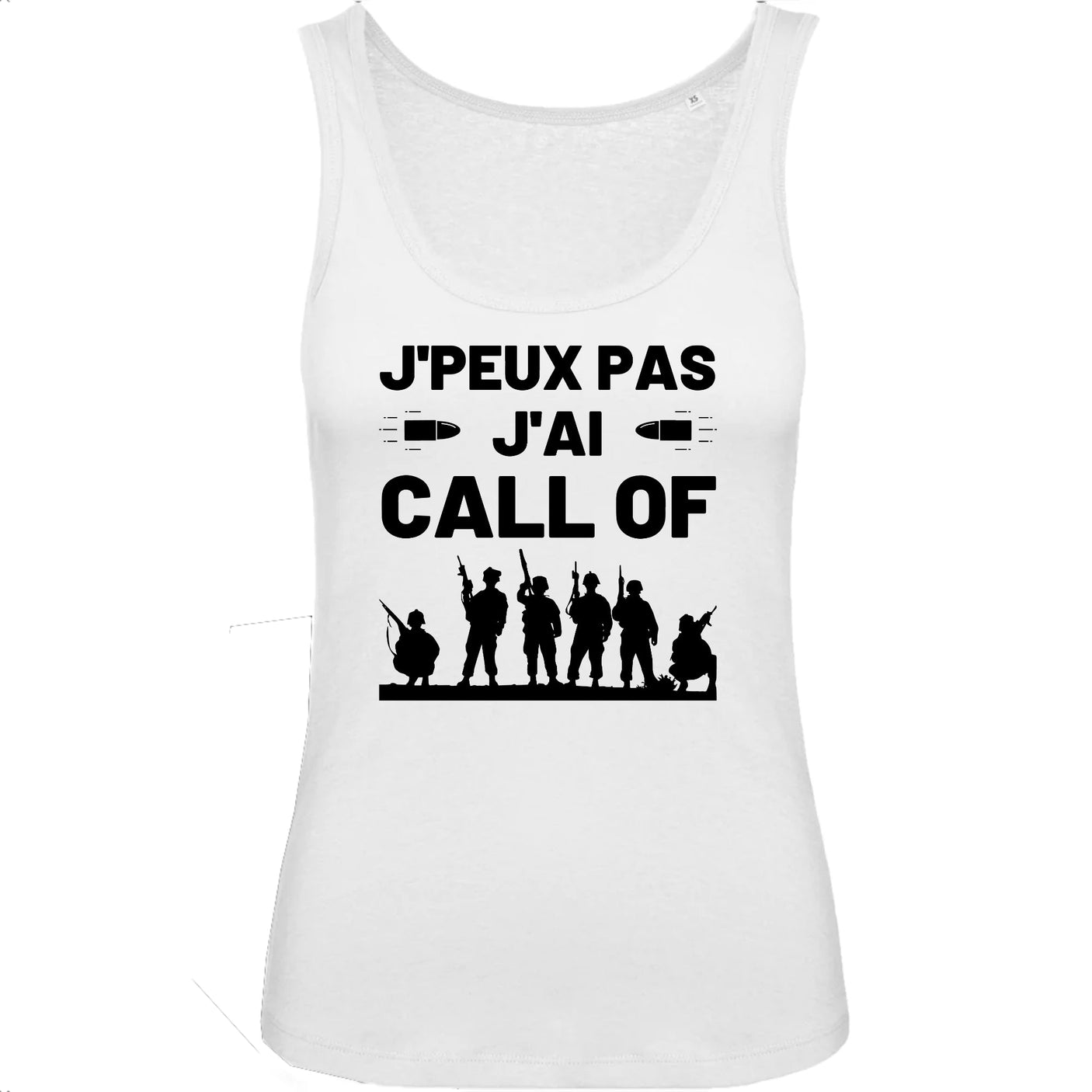 Débardeur Femme J'peux pas j'ai call of