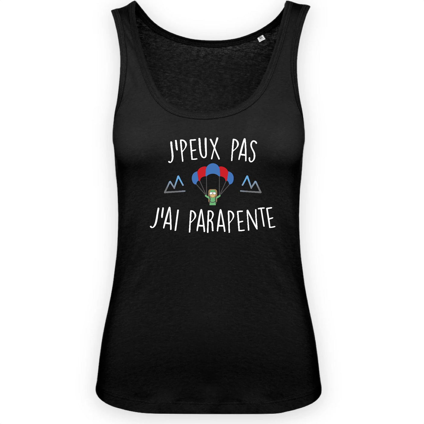 Débardeur Femme J'peux pas j'ai parapente