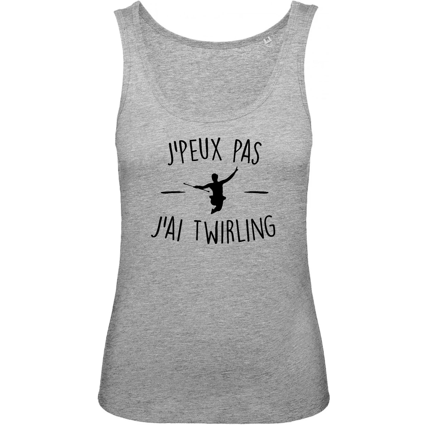 Débardeur Femme J'peux pas j'ai twirling