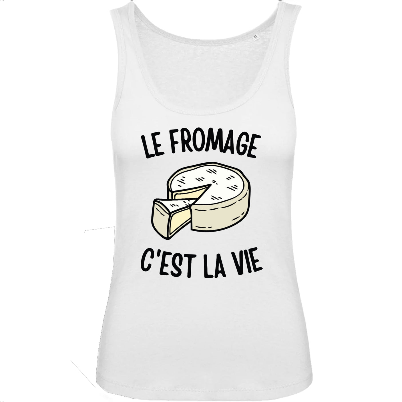 Débardeur Femme Le fromage c'est la vie