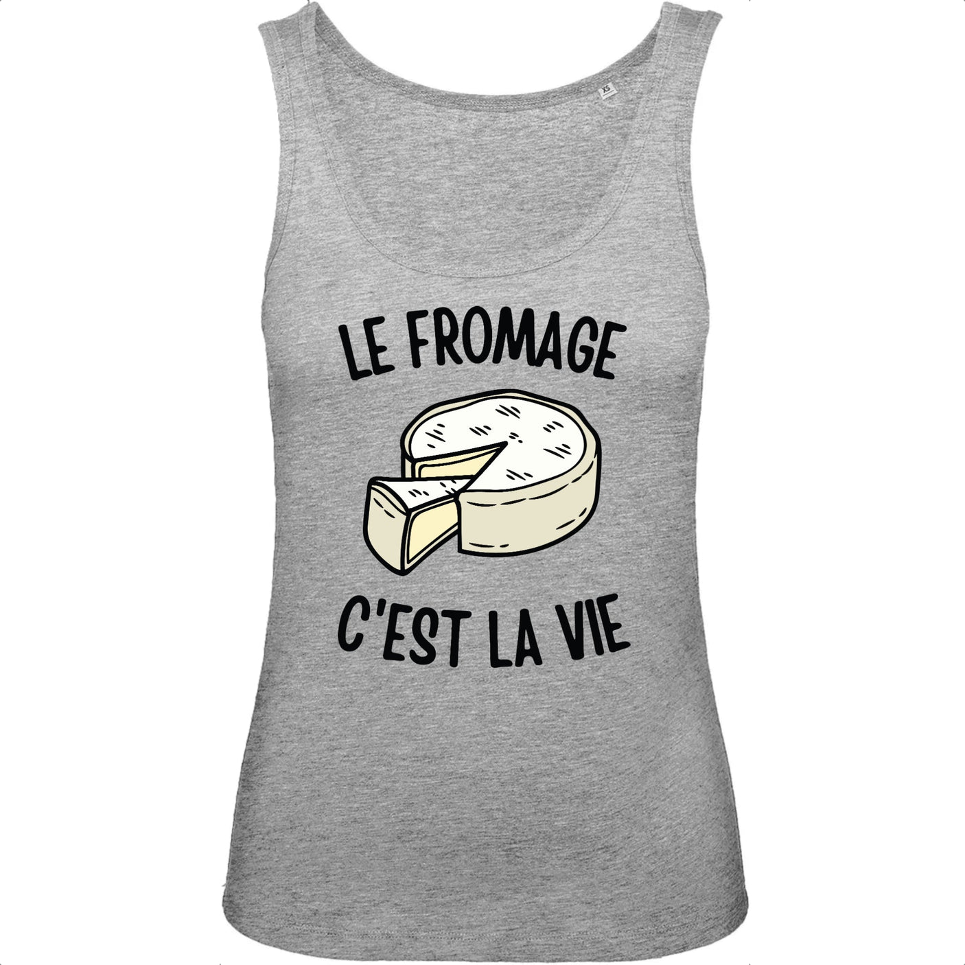 Débardeur Femme Le fromage c'est la vie
