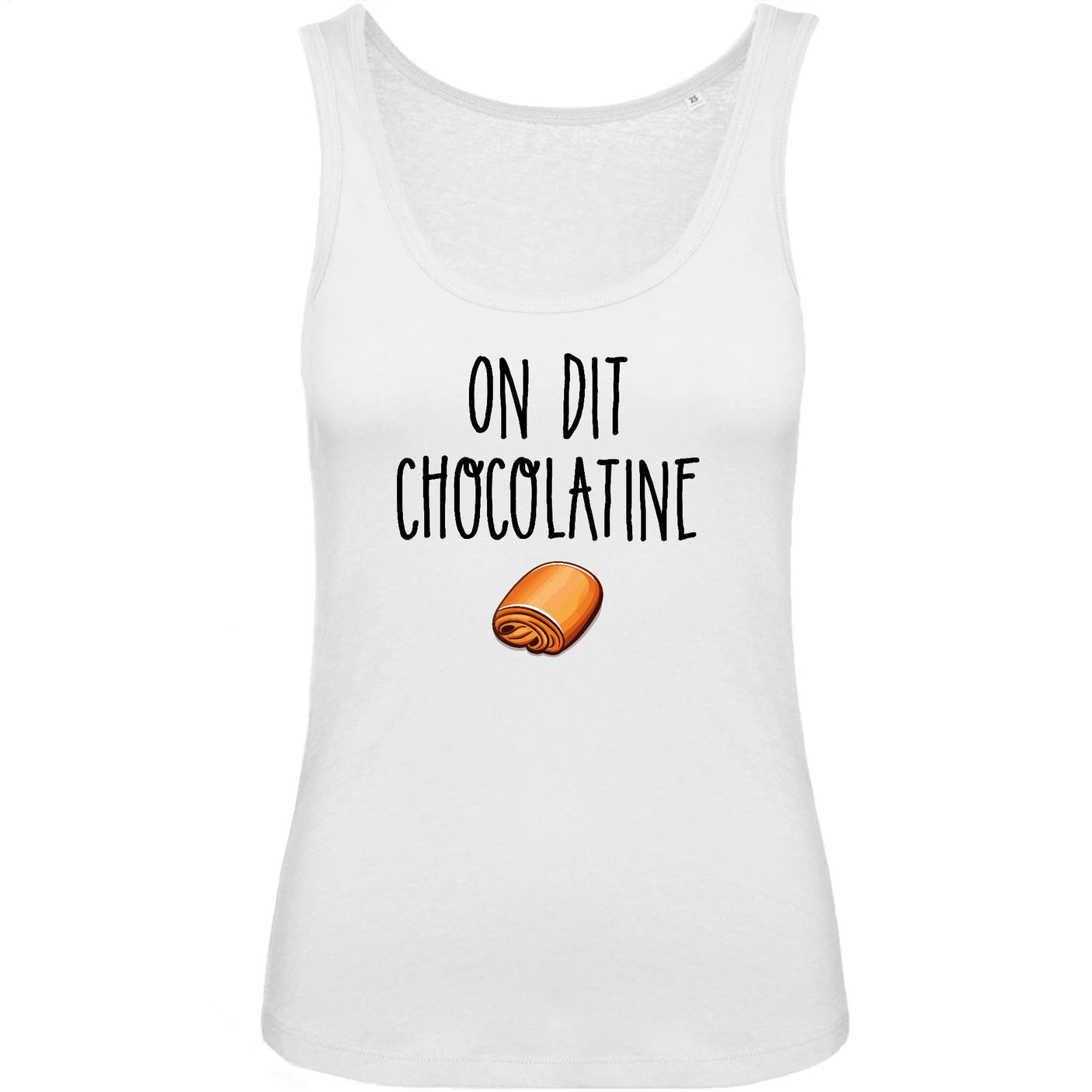 Débardeur Femme On dit chocolatine
