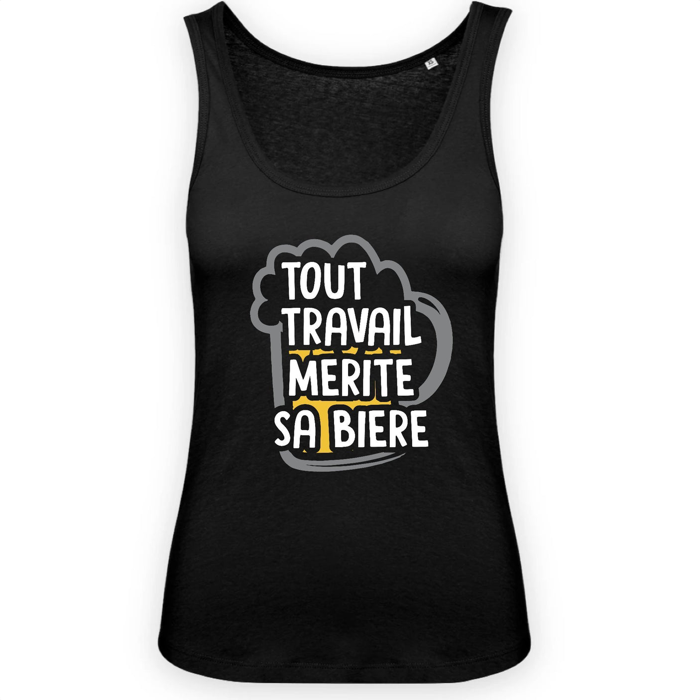 Débardeur Femme Tout travail mérite sa bière