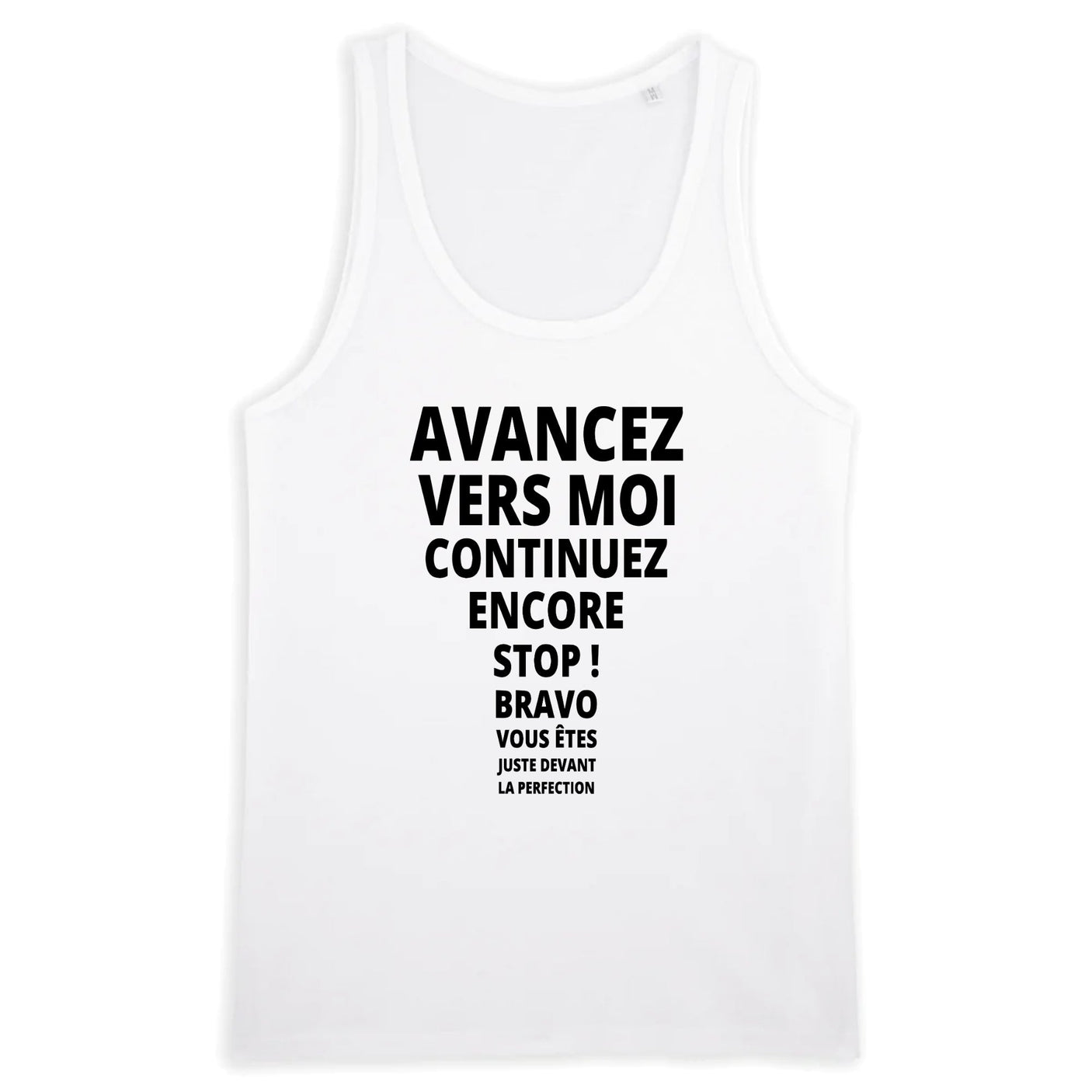 Débardeur Homme Avancez vers la perfection