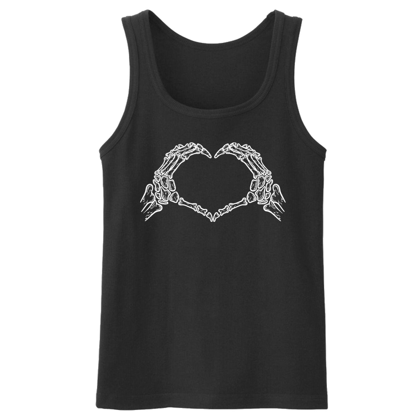 Débardeur Homme Coeur mains squelette