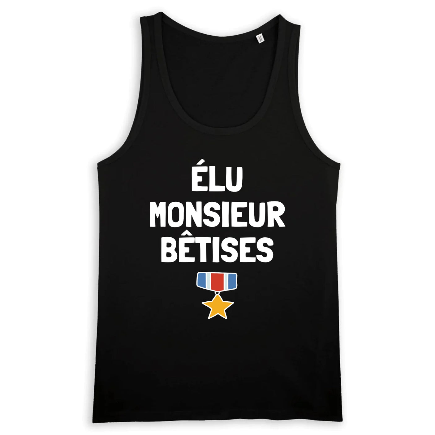 Débardeur Homme Élu monsieur bêtises