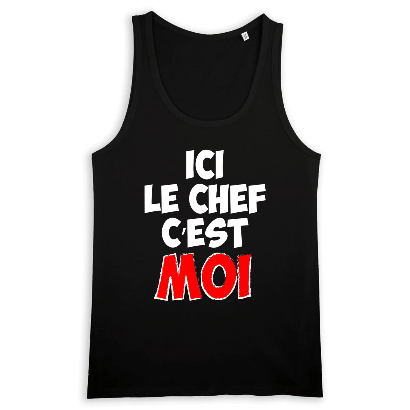 Débardeur Homme Ici le chef c'est moi