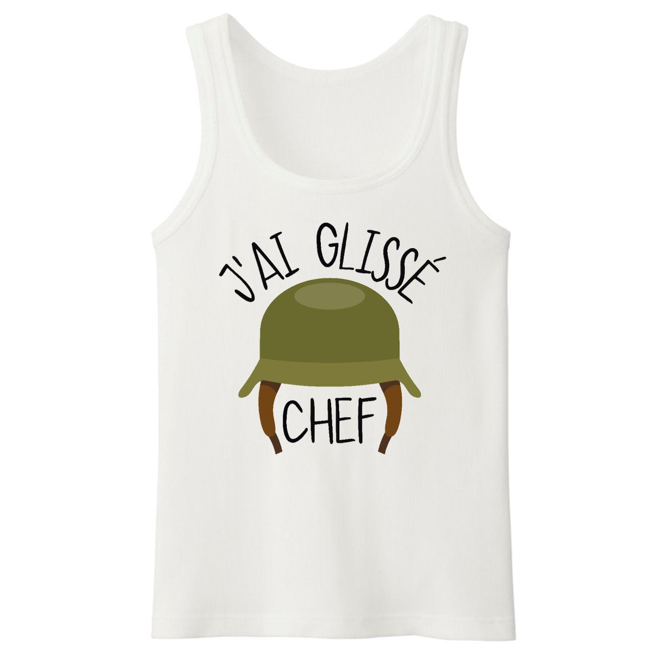 Débardeur Homme J'ai glissé chef