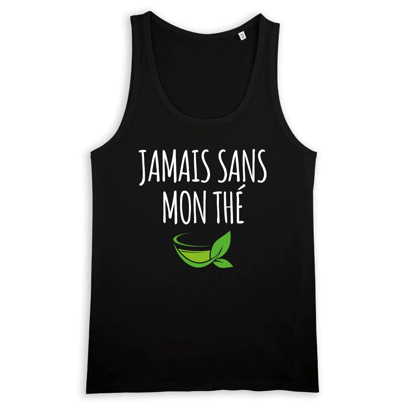 Débardeur Homme Jamais sans mon thé